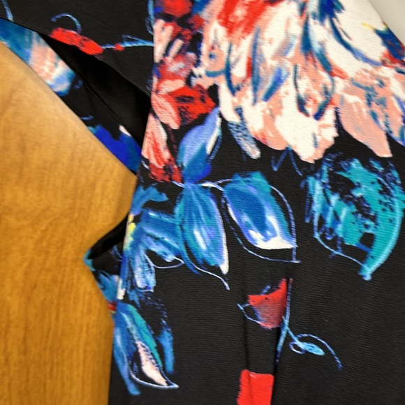 Betsy Johnson dress 12, Black Floral - Picture 7 of 10